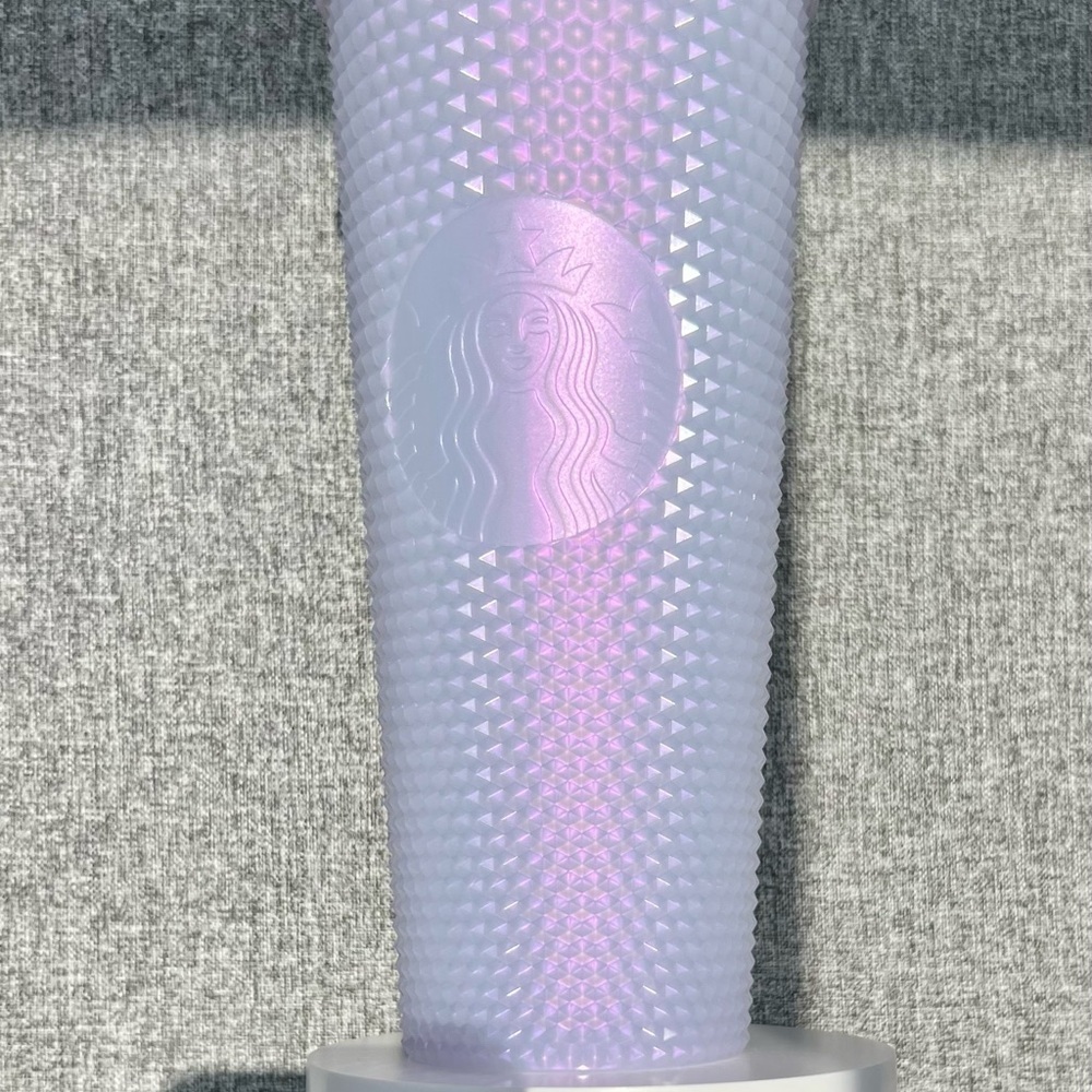 Starbucks Studded Iridescent Lavender 24oz Cold Cup - Picture 3 of 3